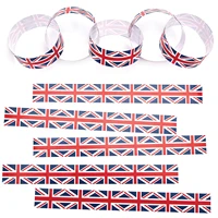 union jack paper chains 100310 pcs union jack paper chains self adhesive make your own queens jubilee 2022 party decorations