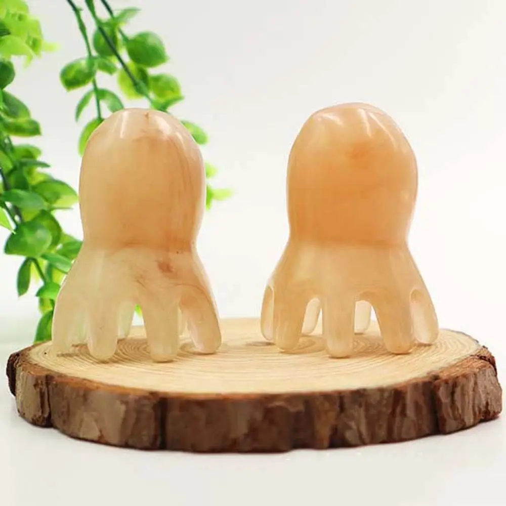 Инструмент для ухода за волосами из смолы терапевтическая массажная расческа