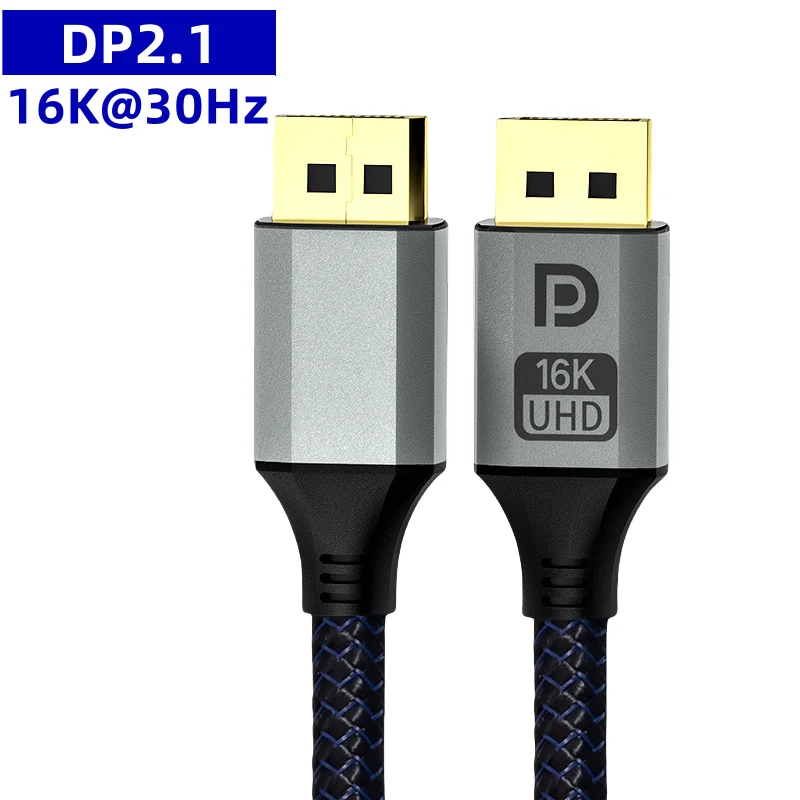 Кабель Displayport 16K видео-аудио 8K для Xiaomi TV Box ПК Ноутбук Монитор Видеоигровой кабель
