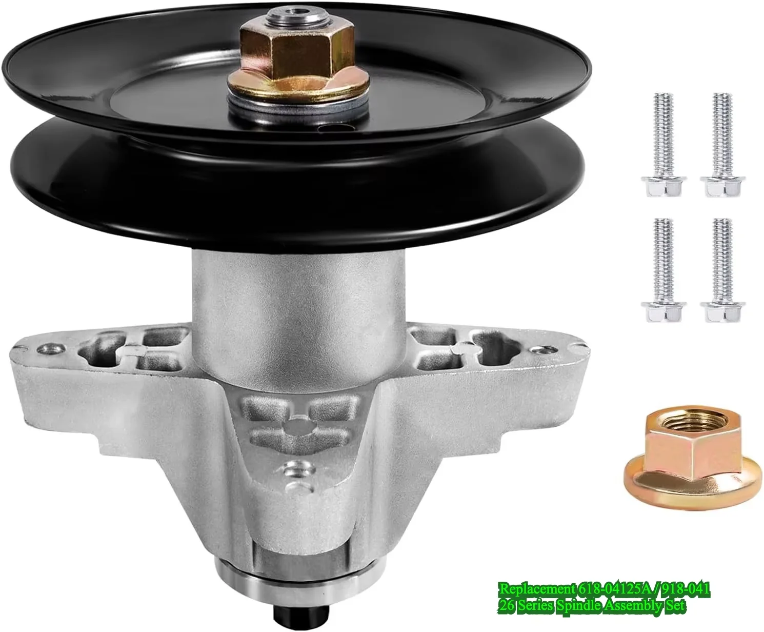 

Сменный комплект шпинделя серии v/6 и 918-04125/6 — подходит для косилок с нулевым поворотом Cub Cadet RZT50, LT1050 и Mustang 50 дюймов