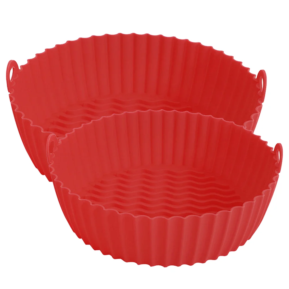 

Fryer Air Silicone Basket Pot Pan Oven Reusable Liners Non Stick Liner Replacement Baking Accessoriespad Bowl Tray Parchment