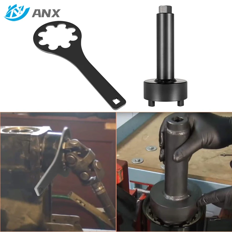 ANX Drive Spanner Wrench & Bearing Carrier Nut Tools for Mercruiser Alpha One Gen Two for Mariner Outboards Boat Accessories