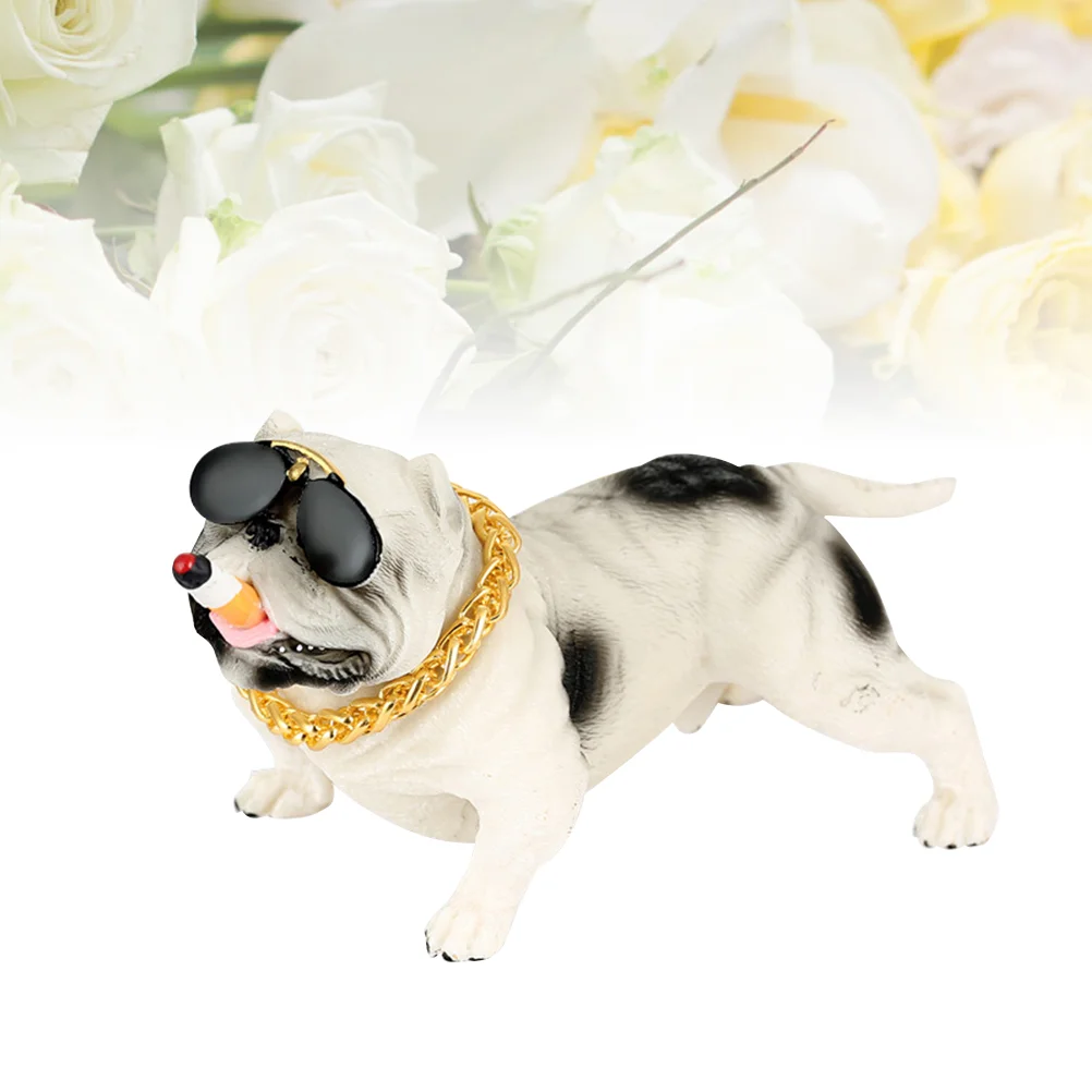 

Car Dashboard Ornaments Home Office Desktop Tabletop Decorations (White)