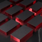 600 г голографическая серебряная фольга края пустая черная бумага карта шток для вашего логотипа Письмо бизнес приглашение толще 700 г 800 г