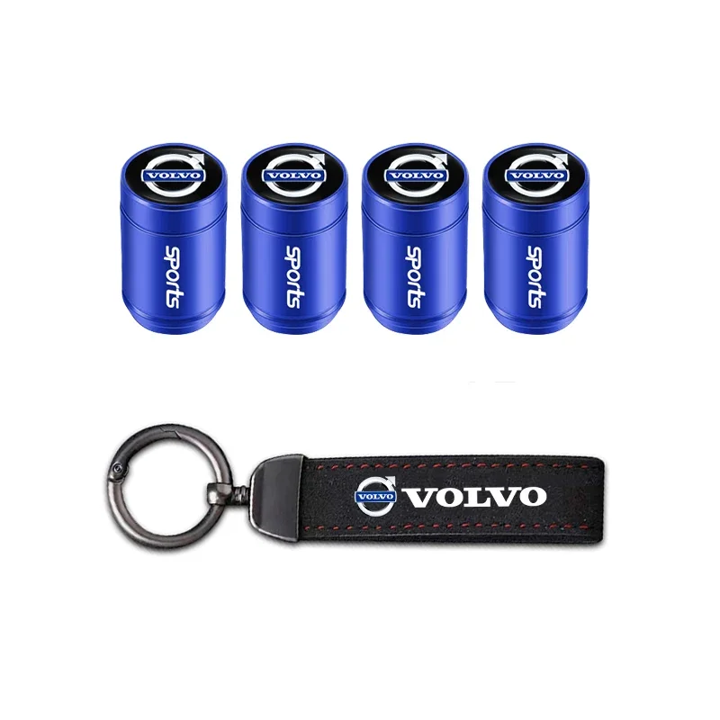 

Крышки клапанов колес Volvo, замшевый автомобильный брелок для ключей, кольцо для ключей для V60 V40 XC90 XC40 S60 XC60 V70 S90 V90, аксессуары