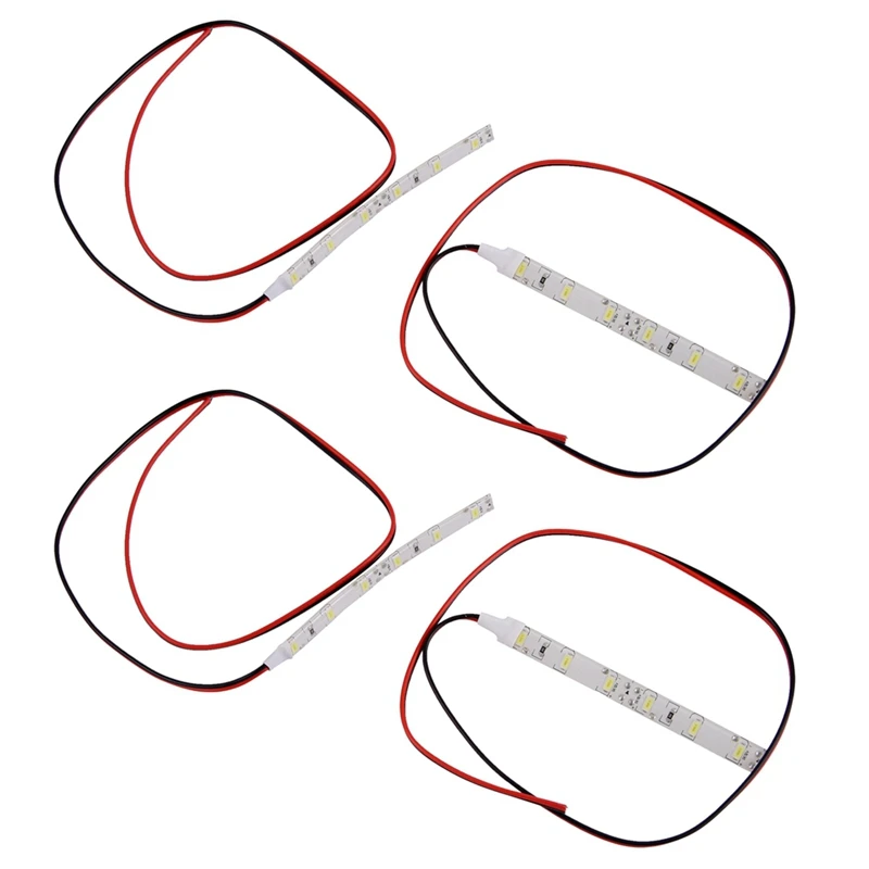 4 шт. 10 см 12 В белая 6 лампочек 5630 SMD лента для автомобиля лодки мотора фургона