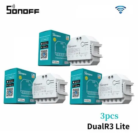 Sonoff Wifi Mini R2/MINI R3/S-MATE/DUAL R3/DUALR3 Lite/Φ умный переключатель 2-сторонний без нейтрального провода Alexa Google Home Ewelink