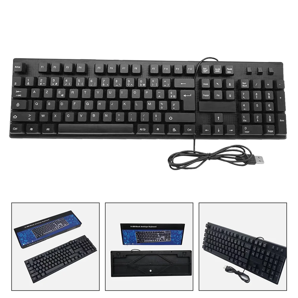 

Keyboardcomputer Laptop Wired Usb Game Desktopnumeric Keypad Compact Work Gaming Full Size