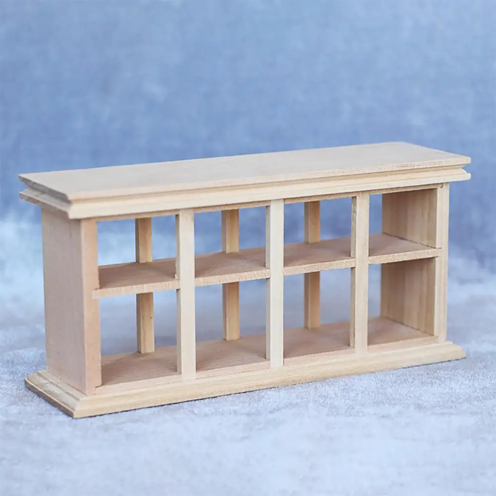 

Small Mini Miniature Dollhouse Cake Display Cabinet Wooden Wooden Cake Cabinet Exquisite for Gift