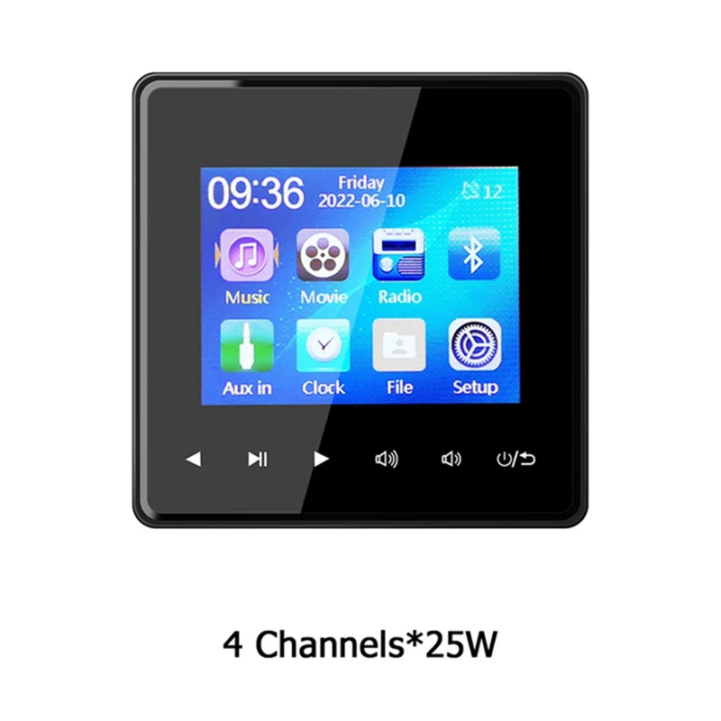 Домашний новый настенный мини-усилитель с Bluetooth 2 8 и HD экраном музыкальный центр