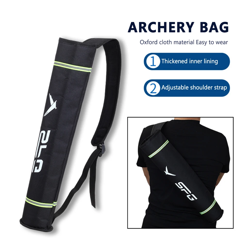 

Arrow Quiver Holder Thickened Oxford Cloth Adjustable Archery Pocket Carrying Bags Outdoor Hunting Hanging Bow Storage Pouch