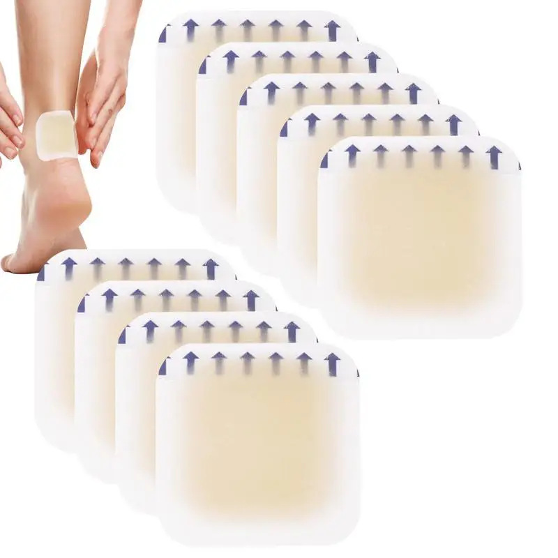 

High Heel Comfort Pads 10PCS Waterproof Gel Protective Self-Adhesive Cushions Skin-Friendly Shoe Pads For Prevent Rubbing Feet