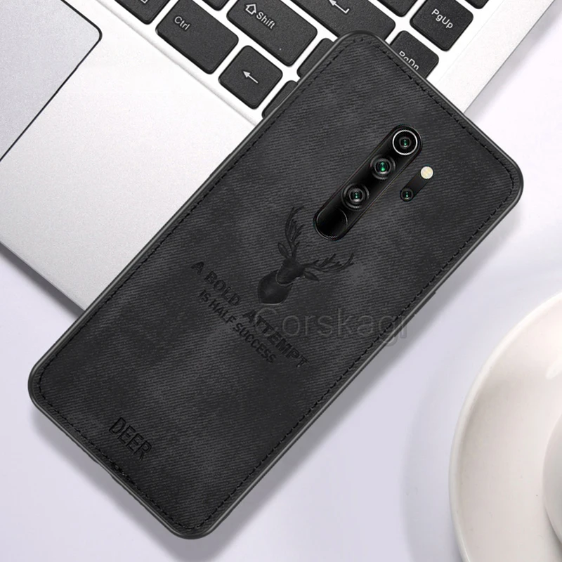 Чехол Деловой тканевый для Redmi 10 10C 9C NFC 9A 9AT 9 8 8A Note 11 11S 10S 8T 9S Pro POCO X3 GT | Мобильные