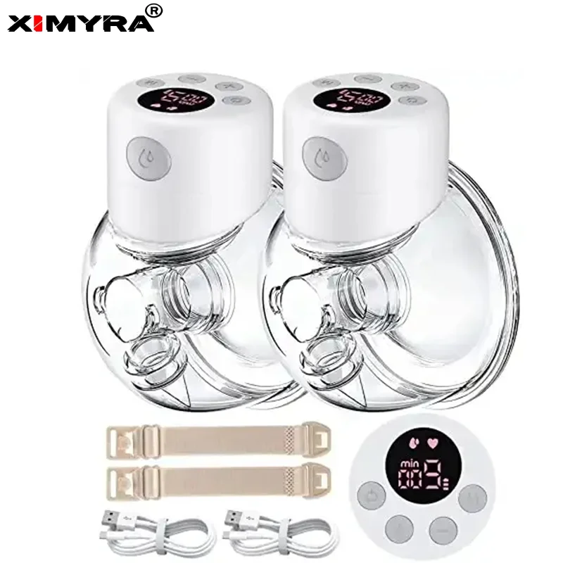   XIMYRA S12 핸즈프리 전기 유방 펌프, 모유 추출기, 휴대용 유방 펌프, 웨어러블 무선 유방 펌프 
