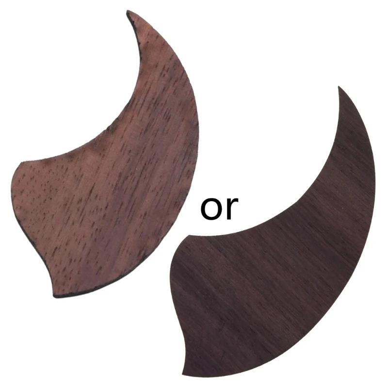 

2024 New Anti-scratch Ukulele Pickguard Teardrop Shape Pick Guard Rosewood Shield Portable Ukulele Accessories for Ukulele