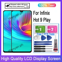 original for infinix hot 9 play x680 lcd display touch screen digitizer replacement