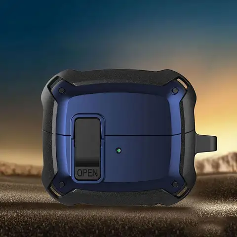 Чехол для Buds3 Pro с безопасным замком, военный противоударный защитный чехол, разноцветный для Samsung Galaxy Buds 3/Buds3 Pro