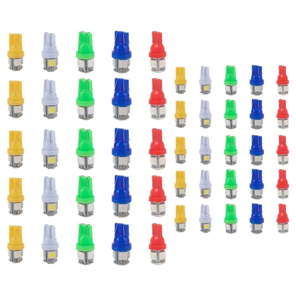 

Лампы для приборной панели T5 T10 PC194 PC195 PC160 PC161, 50 шт.