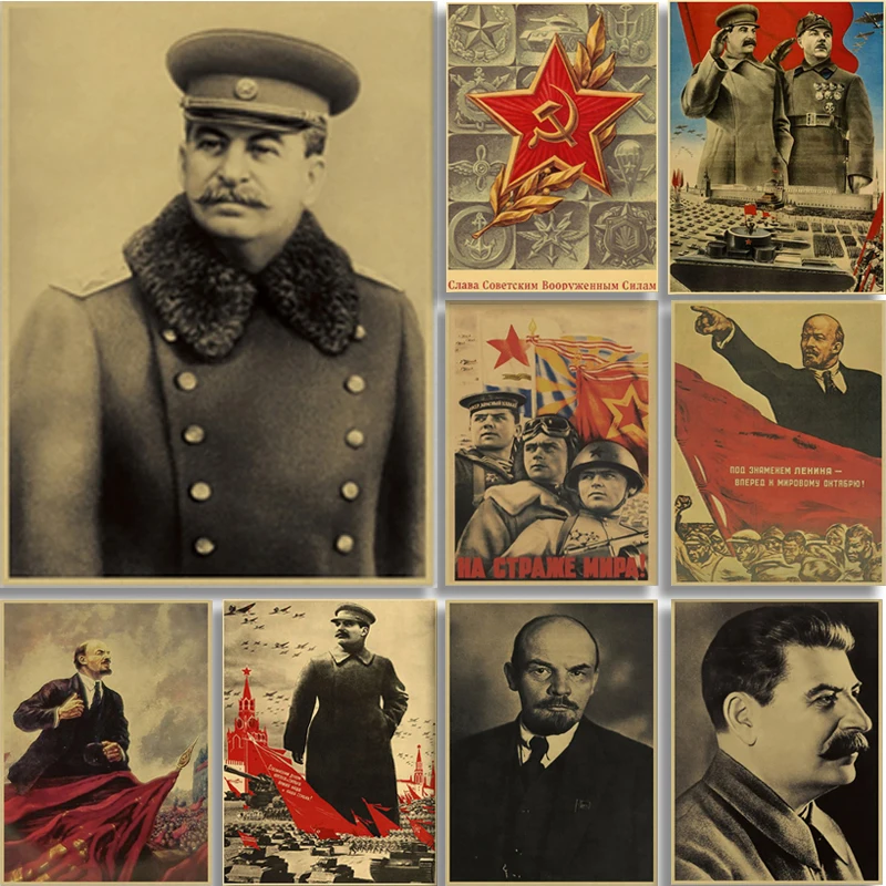 

Soviet Communist Party Banner Poster Sale Vintage Canvas Painting Poster Art Home Room Wall Decor Poster