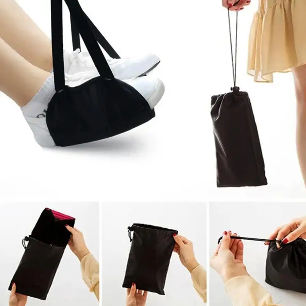 

Travel Office Home Rest Hammock Airplane Train Foot Rest Braces Resting Hammock Portable Creative Simple Massage Foot Hammock