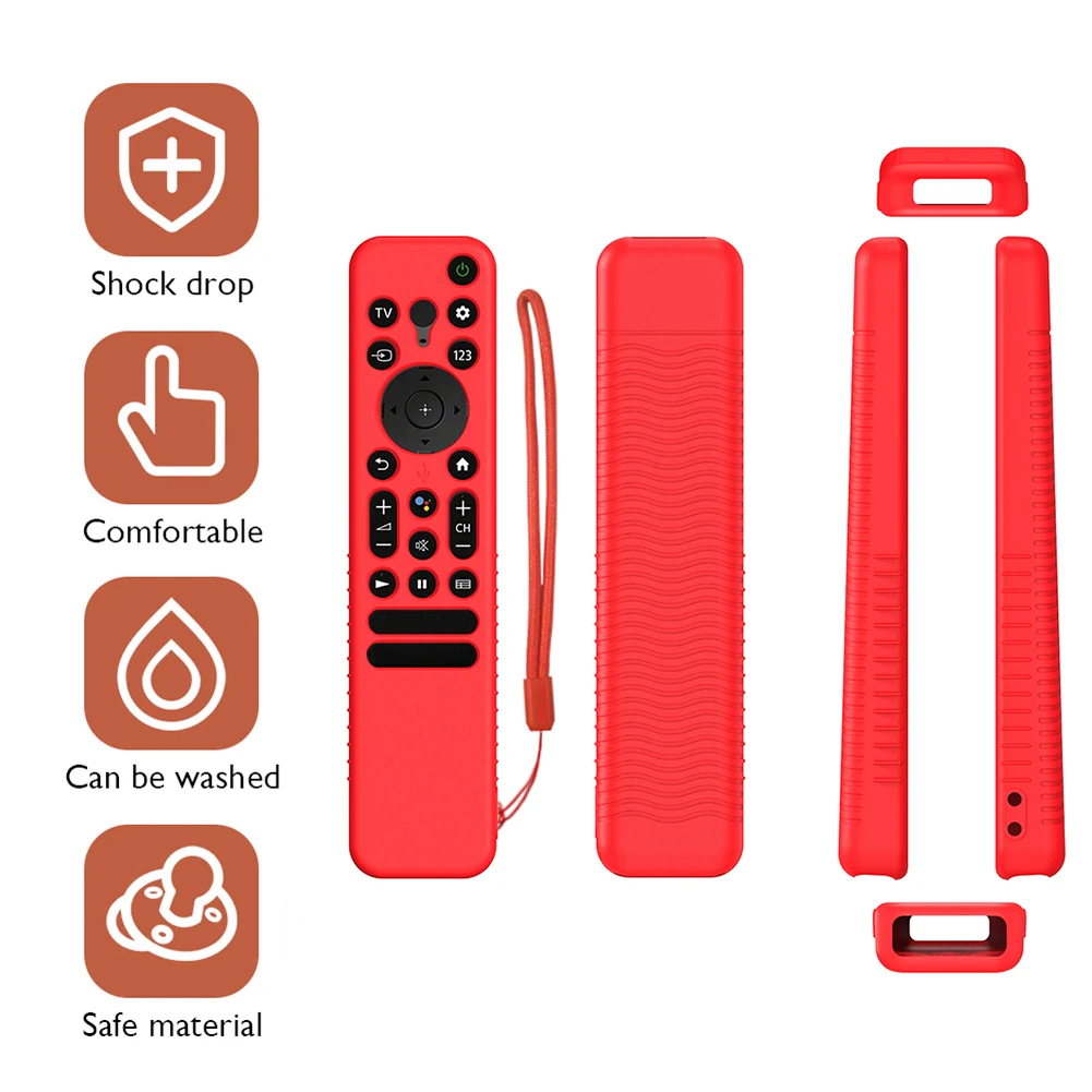 

Противоскользящий чехол для пульта дистанционного управления для телевизора, Сменный Чехол для пульта дистанционного управления с голосо...