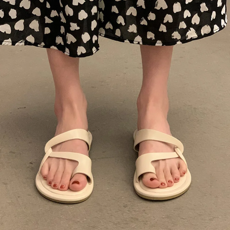 Women's rubber slippers casual slippers summer beach shoes