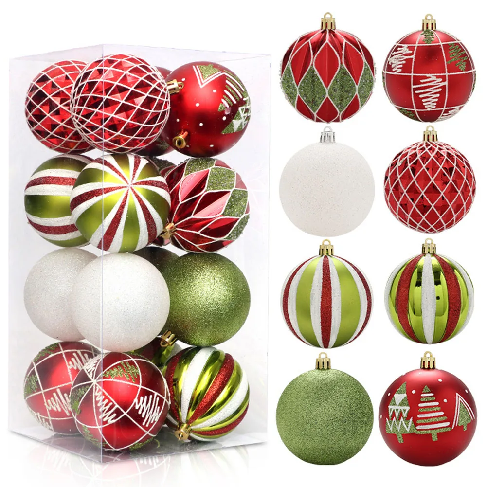

Durable Bridal Showers Christmas Ornaments Decoration Hanging Balls Decoration Set Home Party Hanging Decorations