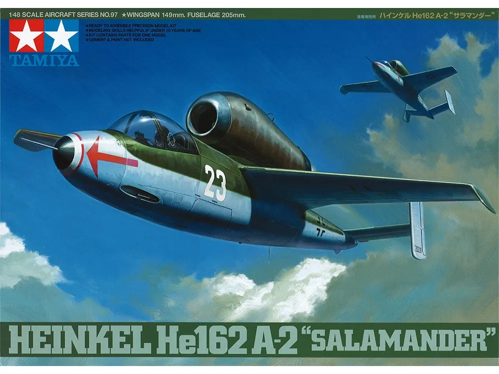 

TAMIYA 61097 1/48 Heinkel He 162 A-2 «Саламандра»