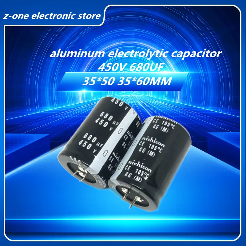 2pcs-5pcs 450V680UF Higt quality aluminum electrolytic capacitor 450V  680UF 35*50MM 35*60MM