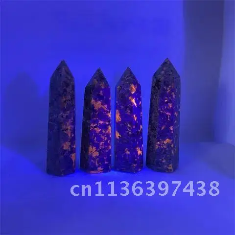 Природные кристаллы кварца Yooperlite башня точка освещения комната дом офис