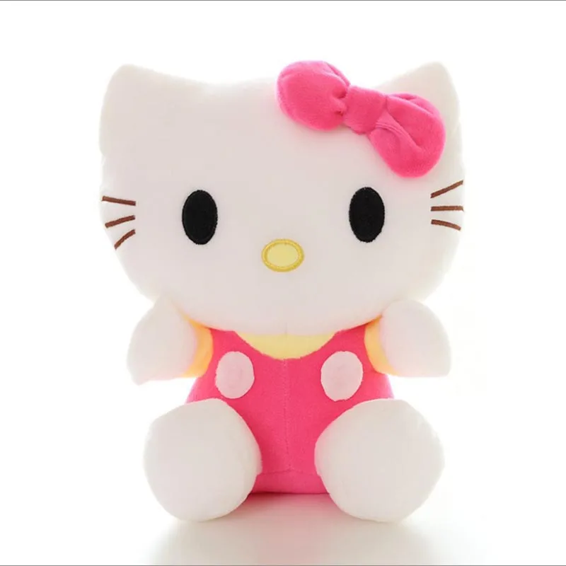 

Sanrio Plush 20Cm Hello Kity Room Decor Plushies Kawaii Dolls Cute Stuffed Animal Toy Ragdoll Home Gift for Girls Friends