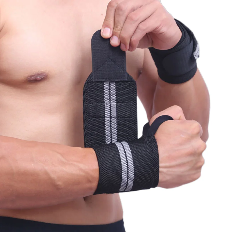 

1PCS Weight Lifting Wristband Elastic Breathable Wrist Wraps Bandage Gym Fitness Powerlifting Wrist Brace Support Strap