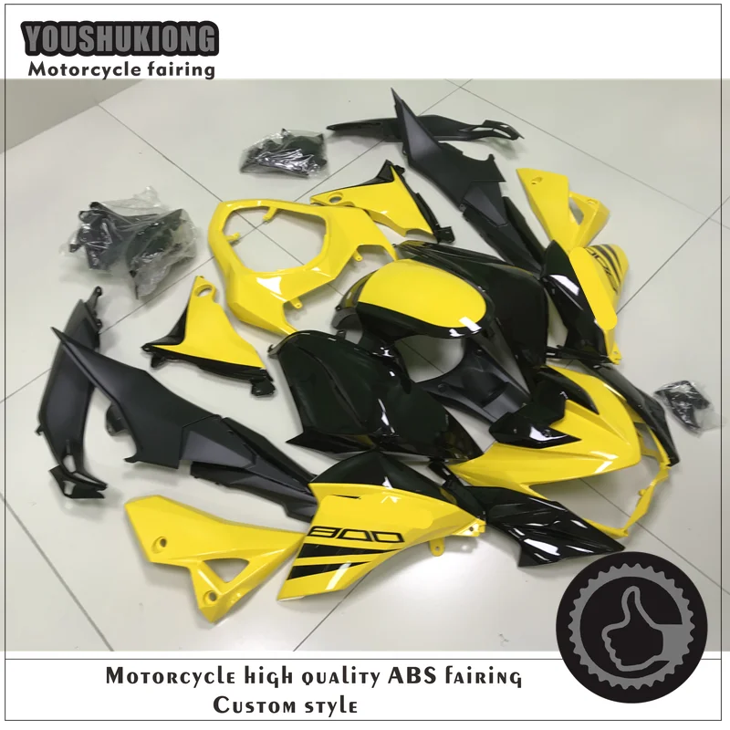 

Motorcycle For Kawasaki Z800 2013-2014-2015-2016 Full Fairing Kits Injection ABS Cowling Gold and black