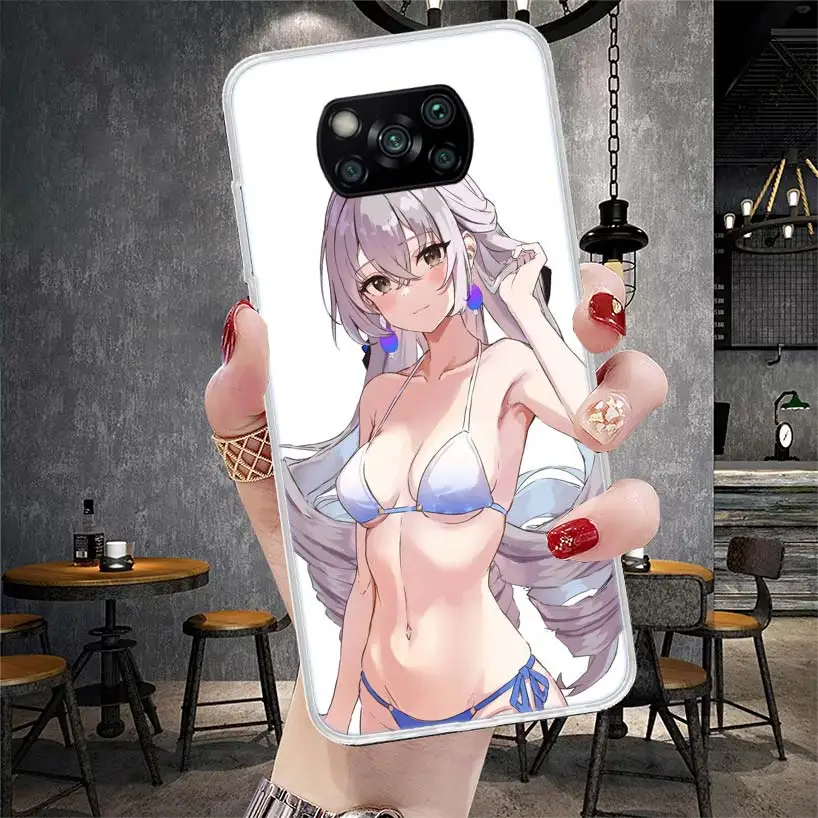 Чехол для телефона Honkai Star Rail Bronya Rand Xiaomi Poco X6 X5 X4 X3 Nfc F6 F5 Pro F4 F3 M5S M5 M4 M3 M2 F2 F1