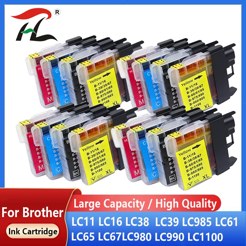 

LC61 LC38 LC985 LC39 LC67 LC1100 LC980 LC985 Compatible ink Cartridge for Brother DCP-J140W MFC-J265W J410 J415W J220 printer