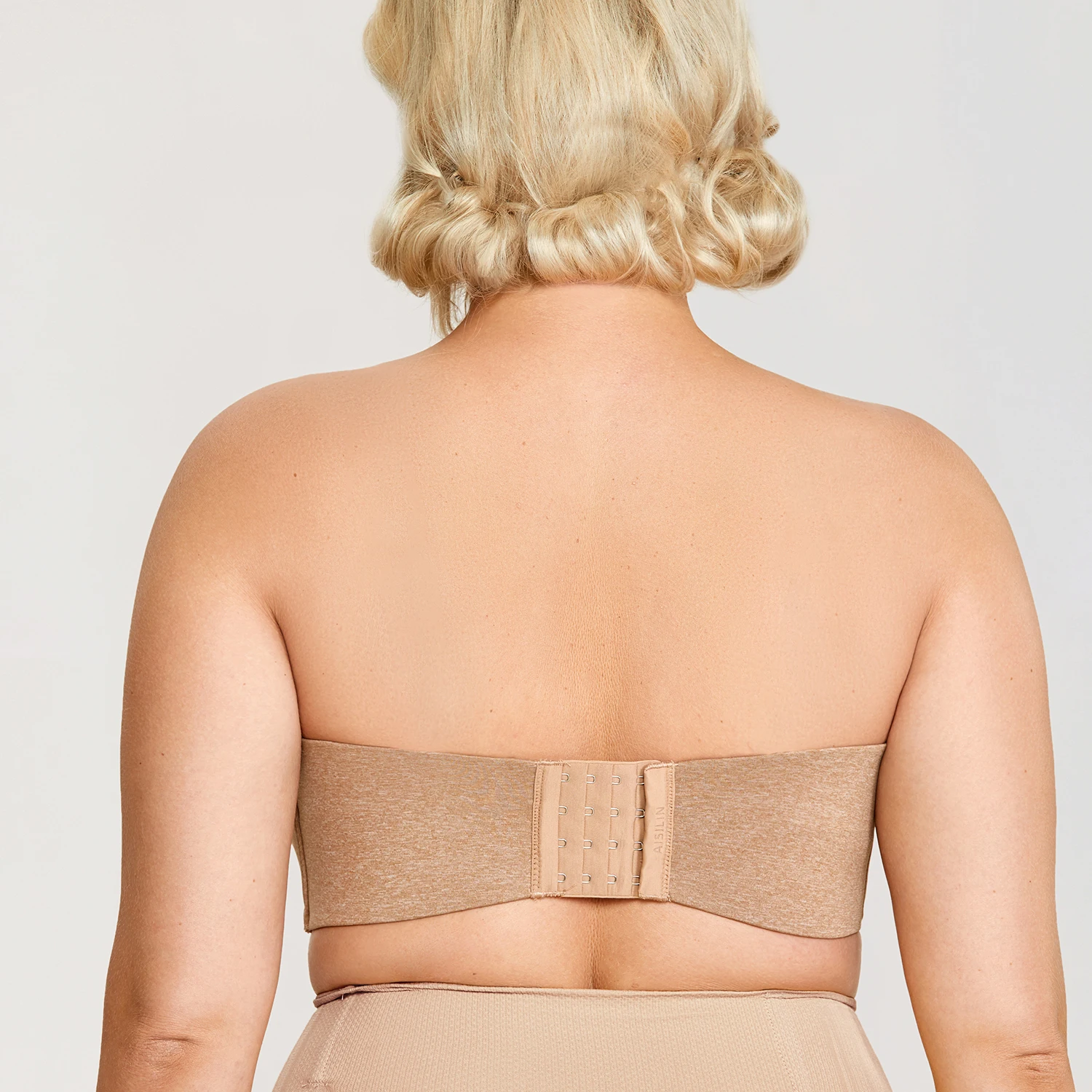 Women's Seamless Strapless Bra Full Coverage Underwire Underwear Bandeau Unlined Convertible Brassiere