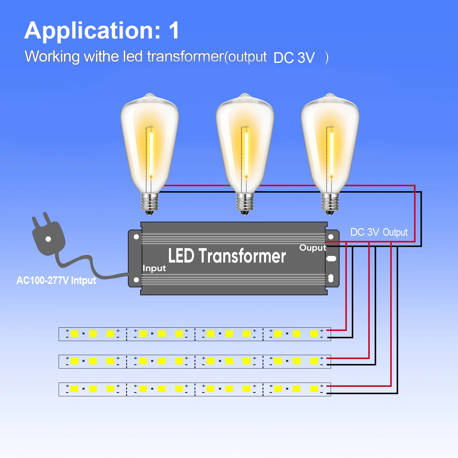 Низковольтные светодиодные фонари ST38 E12 1 Вт постоянного тока 3 В Пластиковые