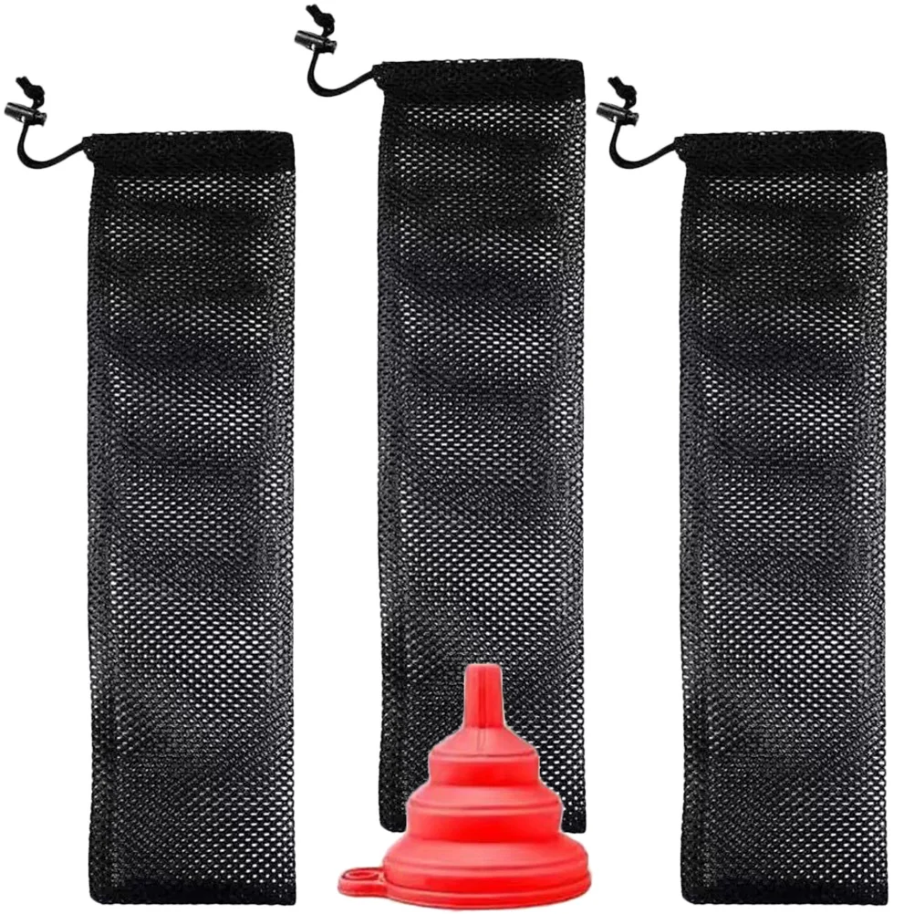 S For Bag Bird Water Feeder Outdoor Fodder Mesh Wild No-leak