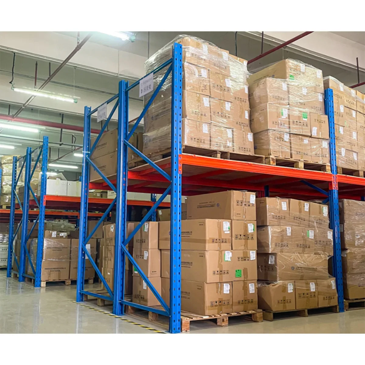 Высококачественная сверхпрочная металлическая полка промышленный стеллаж