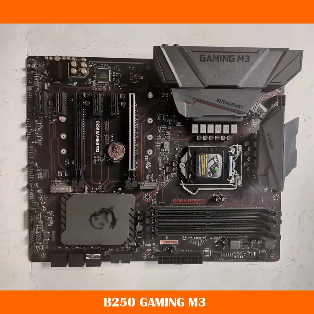 

Материнская плата для Msi B250 GAMING M3 LGA1151 DDR4 64 Гб M.2 * 2 SATA3 * 6 USB3.1 ATX