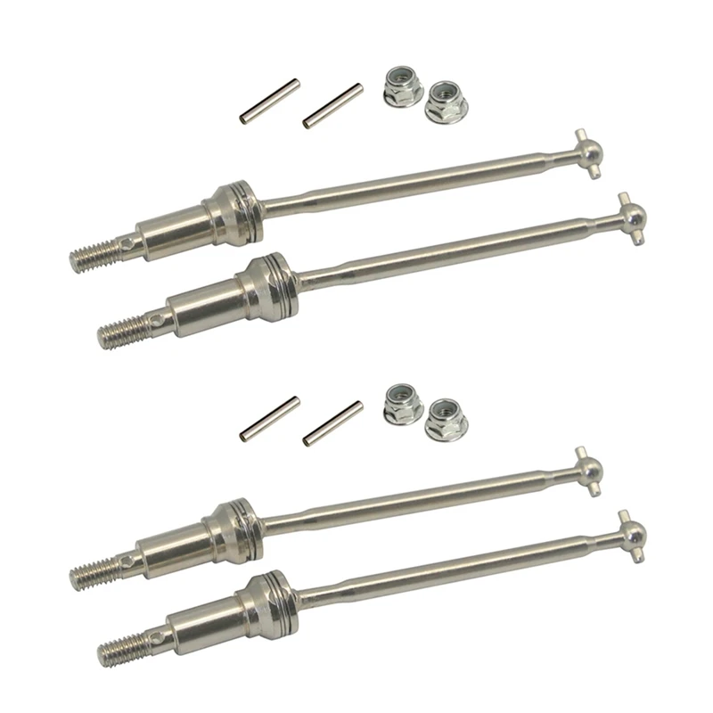 

2X RC Car Metal Front CVD Drive Shaft Set Accessory Spare Parts 30-WJ02 For Hosim 9130 RC Car