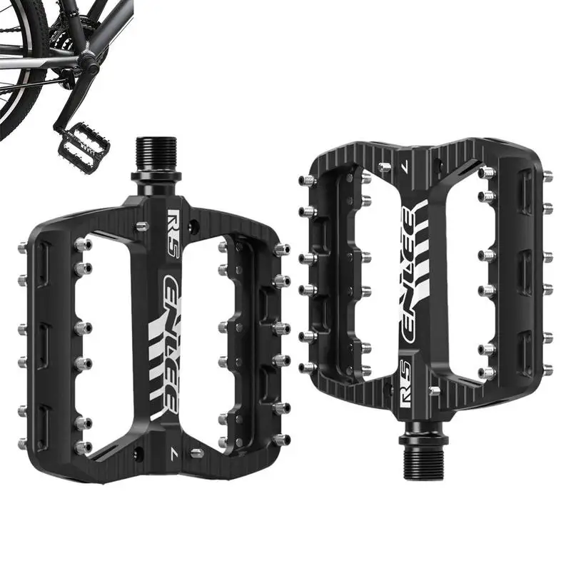 

Педали для горного велосипеда 2 шт., легкая Нескользящая велосипедная педаль на платформе, с противоскользящим гвоздем