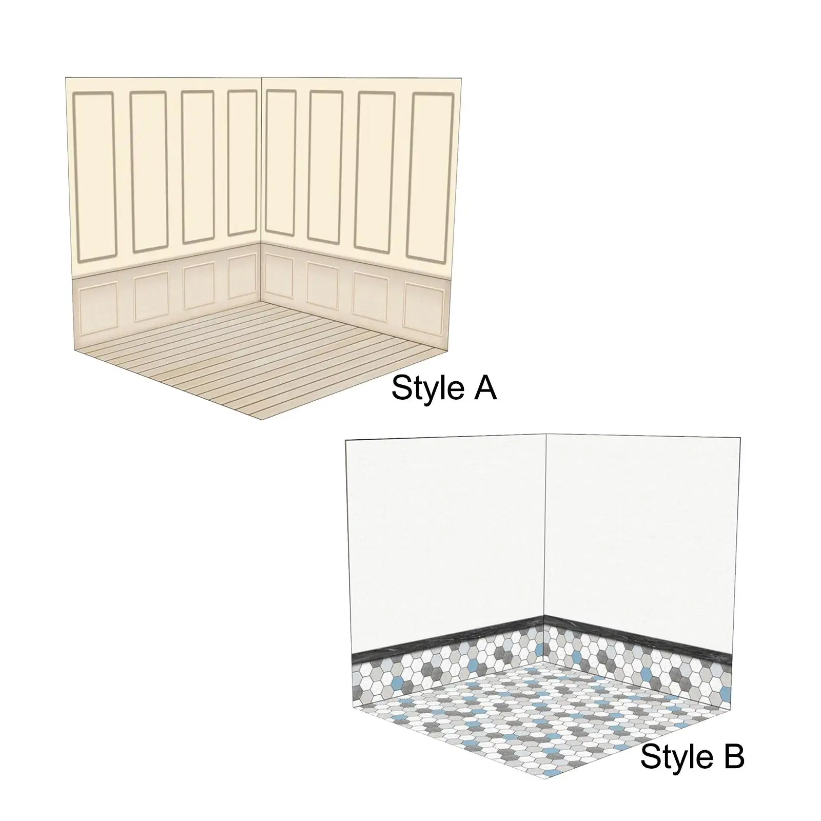 

1/12 Backdrop Show Diorama Showcase Display Organizer Storage Vehicle Model Diorama for Vehicle Scene Toy Action Figures Dolls