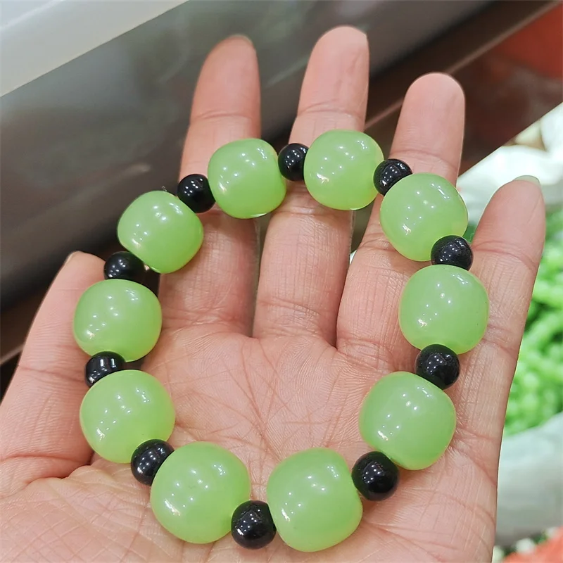 

Лидер продаж, браслет из нефрита Hetian, модные ювелирные изделия, аксессуары для мужчин и женщин, подарки на удачу 1