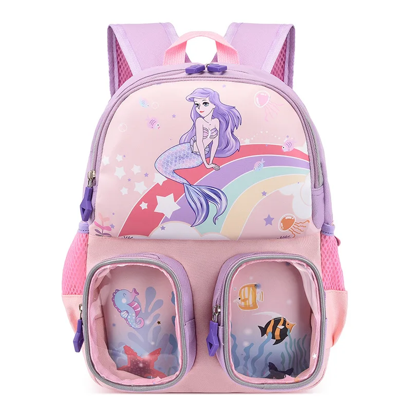 Модный школьный ранец для девочек с мультипликационным рисунком, детские игрушки, школьные ранцы, студенческие рюкзаки, рюкзак для детског...