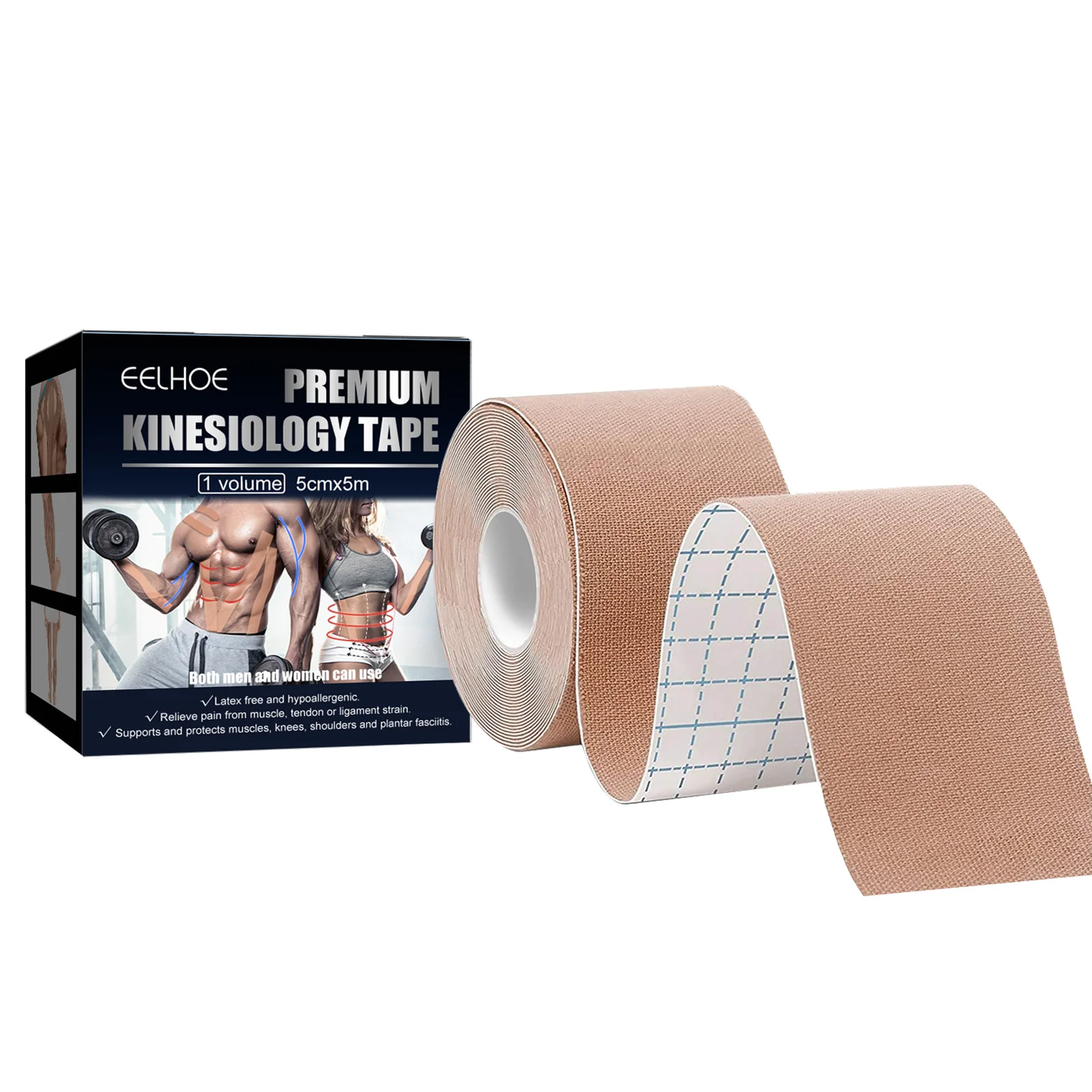 

Kinesiology Tape Sticky Kinesiology Tape Sticky Sports Tape For Football Basketball Swimming Running Yoga Golf