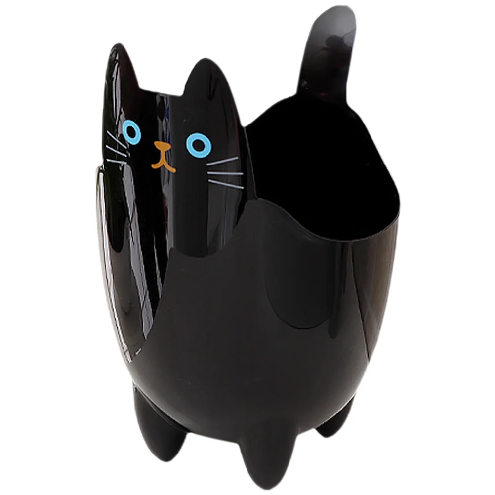 

Can Trash Garbage Mini Bin Desk Holder Basket Desktop Tiny Cat Table Waste Organizer Lovely Kitchen Rubbish Lidded Bins Marker