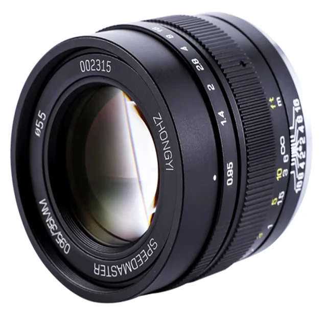 Zhongi оптический 35 мм 0 95 микро Одиночная полурамка ручная фокусировка объектива