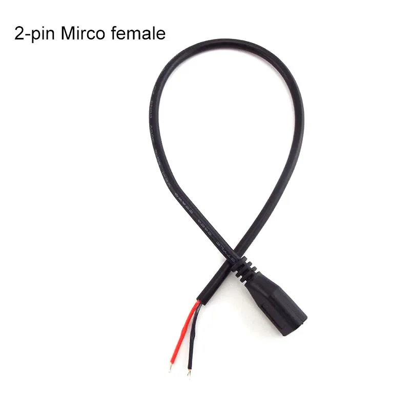 

5 шт. Micro USB 2.0 A гнездовой разъем Android интерфейс 4-контактный 2-контактный разъем «папа-мама» кабель для зарядки данных 30 см D3
