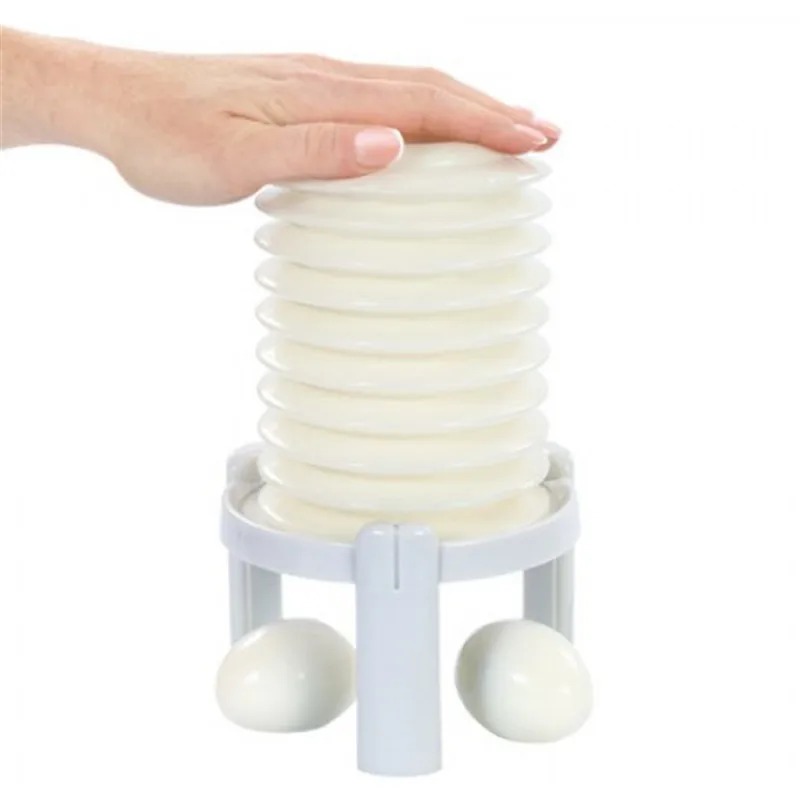 Three Steps Hard-Boiled Egg Shell Remove Tool Stractor Peeler Magic Amazing shell Machine Scissors s Kitchen |
